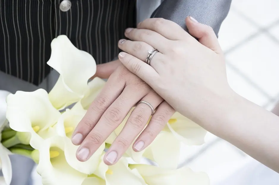 ビジュピコの結婚指輪の写真