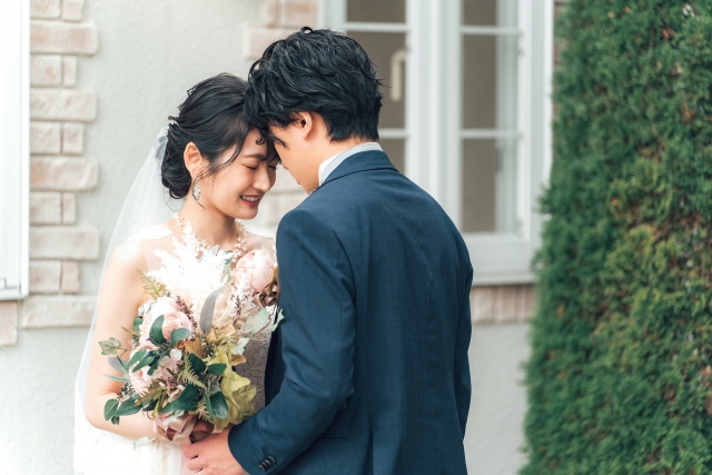 結婚式の写真